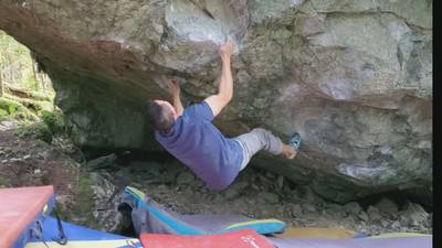 Ninja Left v10, Squamish - Beta Video from drjeffclimbs