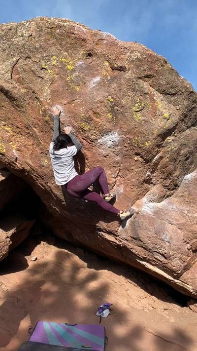 First Overhang v6, Flagstaff Mountain, CO - Beta Video from byoon