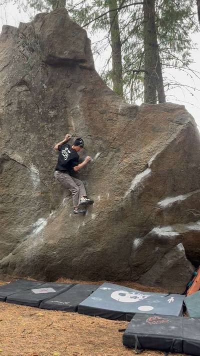 The Rubb Dyno v8, Leavenworth - Beta Video from climb_ryan