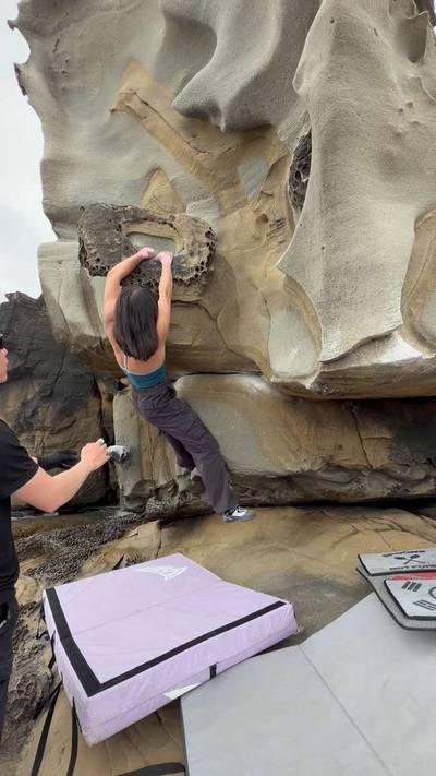Tufatafoni Traverse v3, Salt Point - Beta Video from monkieonthewall