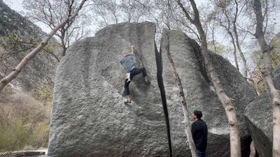 Smiley Right v4, Little Cottonwood Canyon - Beta Video from rubbersharkman