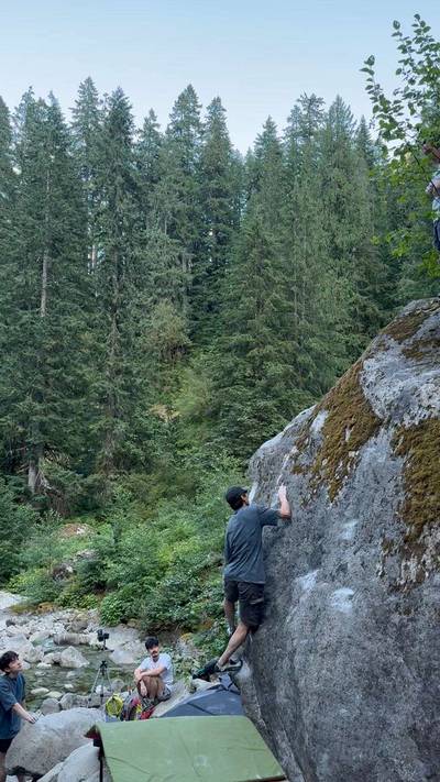 Slabjäger v2, Miller River - Beta Video from climb_ryan