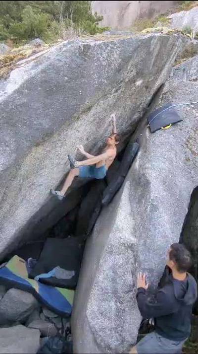 Frontside v12, Squamish - Beta Video from tgp