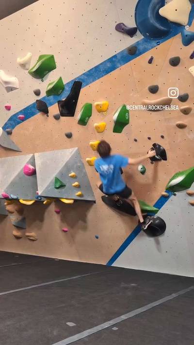 Black v8, Central Rock Gym Chelsea - Beta Video from rian_smyth