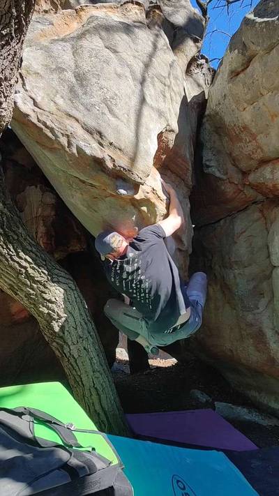 Hanging Arete v6, The Citadel - Beta Video from Stephen_Lamb