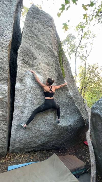 American Dream (AKA Steven's Arete) v8, Little Cottonwood Canyon - Beta Video from CathyG