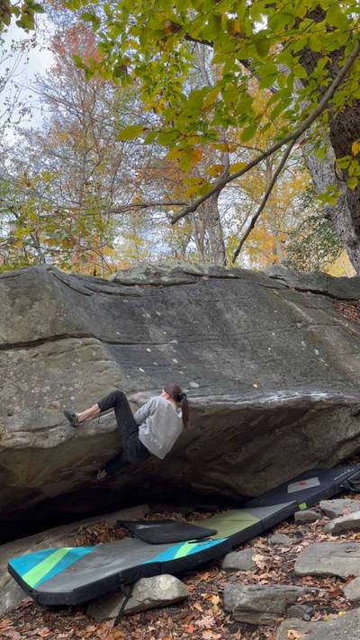 Slopers Malone v6, New River Gorge - Beta Video from LindseyRene