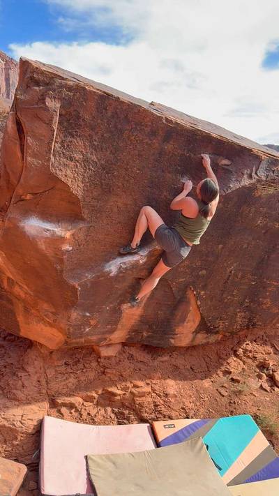 Washed Up v4, Moab - Beta Video from Nefka