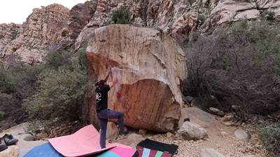 We Need Ice Stand v9, Red Rock - Beta Video from mylesclimbs