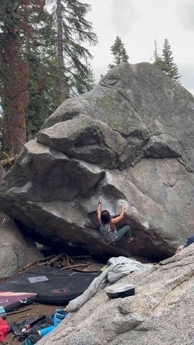The Nose Left v4, Lake Tahoe - Beta Video from LittleBetaBird