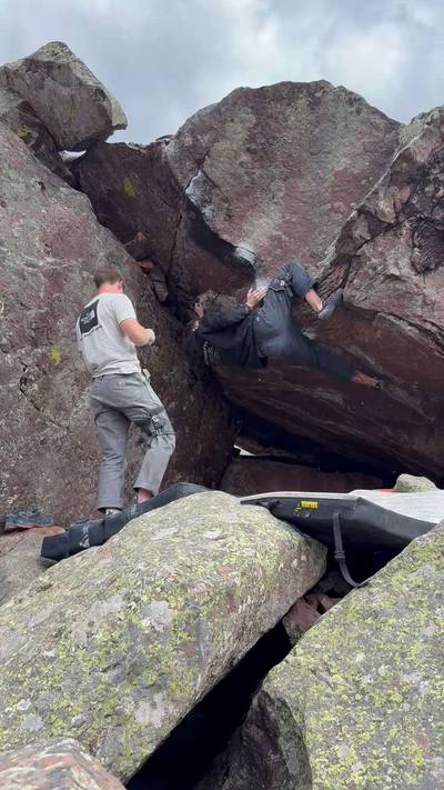 Cautiously Curious v8, Uintas - Beta Video from routesetter