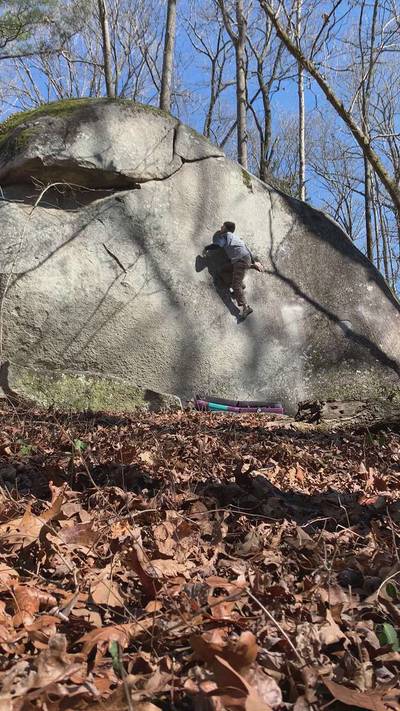 Ron Kauk's Dishes Left v6, Boat Rock - Beta Video from CropTop