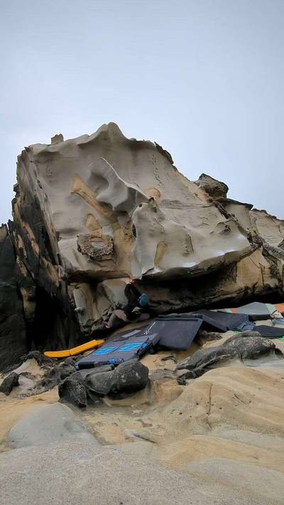 Tufatafoni Traverse v3, Salt Point - Beta Video from edasaur