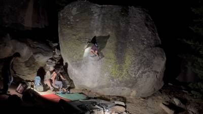 Big Greeny v2, Black Mountain - Beta Video from peterclimbs