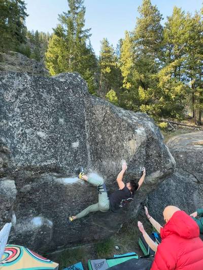 The Shadow v9, Leavenworth - Beta Video from Boulderman_Climbs