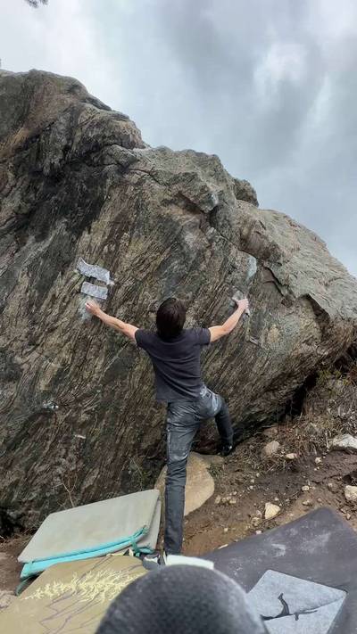 Stripes v5, Rocky Mountain National Park - Beta Video from cmclimbs