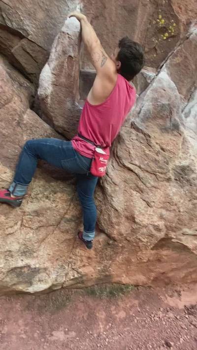 Monkey Traverse v4, Flagstaff Mountain, CO - Beta Video from connormoynihan