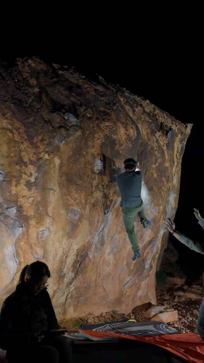 Donkey Punch v6, Red Rock - Beta Video from rickyslclimbs