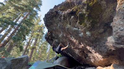 Twizzler v8, Lake Tahoe - Beta Video from thatclimbwasass