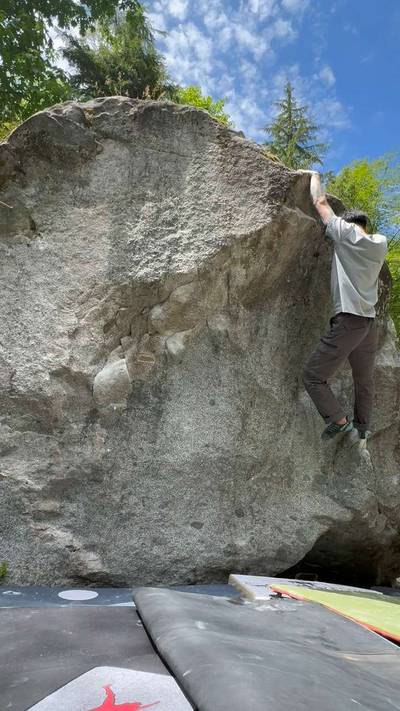 Landjäger v9, Miller River - Beta Video from climb_ryan