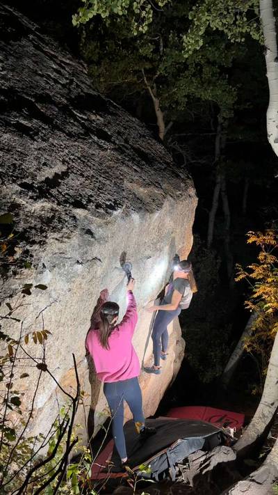 Handsome Jansen v6, Little Cottonwood Canyon - Beta Video from CathyG