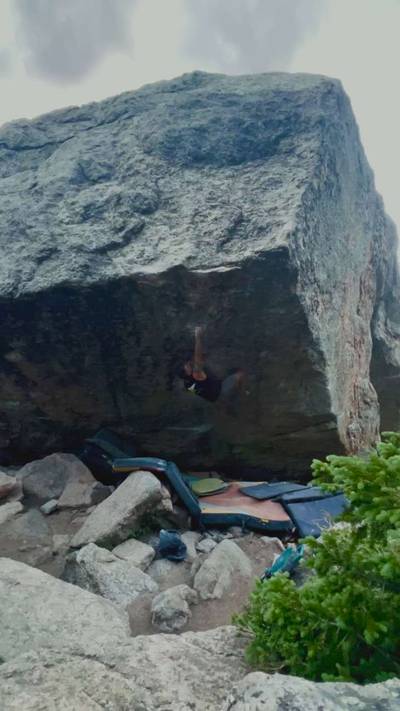 No More Greener Grasses v12, Mt. Blue Sky - Beta Video from routesetter