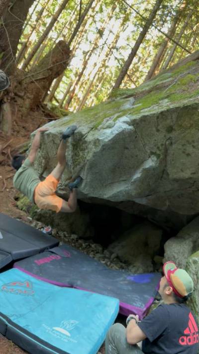 Progression in Backwards Thinking v9, Squamish - Beta Video from cams_playground_