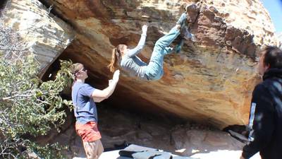 Serenity Now v10, Red Rock - Beta Video from Caseyclimbss