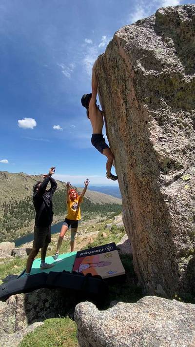Trailside Aretes Left v4, Lincoln Lake - Beta Video from brando