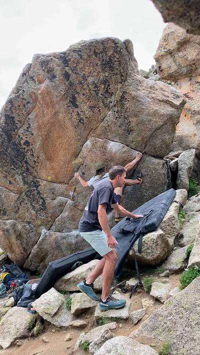 Chalk on Rock v8, Lincoln Lake - Beta Video from brando