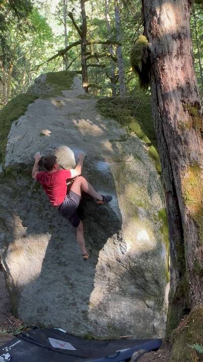 Battered Shrimp v7, Squamish - Beta Video from Jer_on_the_rocks