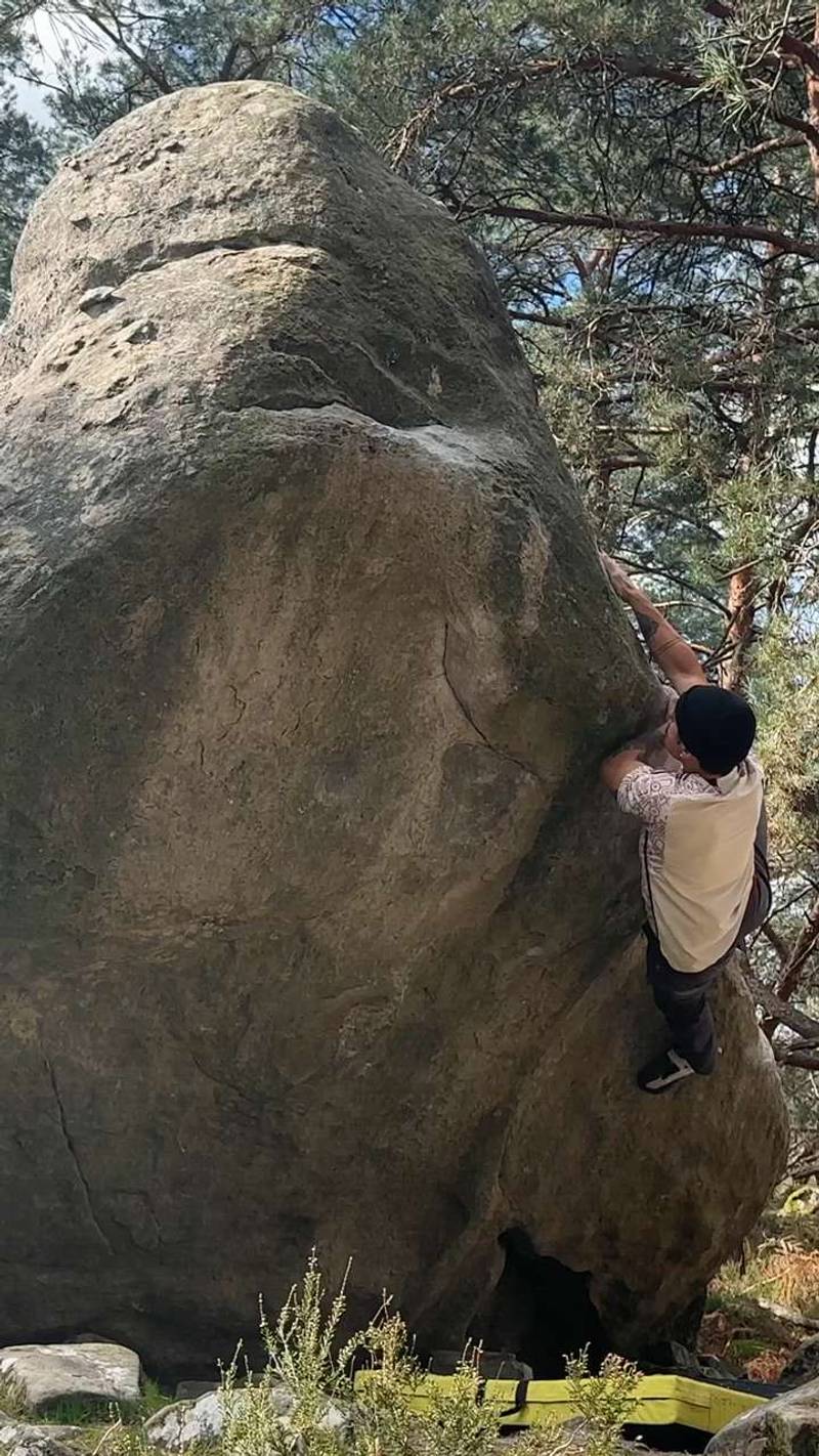 L’Arete des Comiques v7, Fontainebleau - Beta Video from breakingbeta