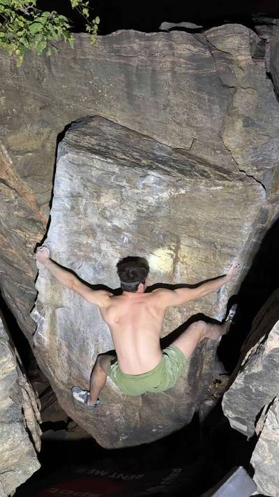 Fridge With No Name Low v7, Clear Creek Canyon - Beta Video from slapthesloper