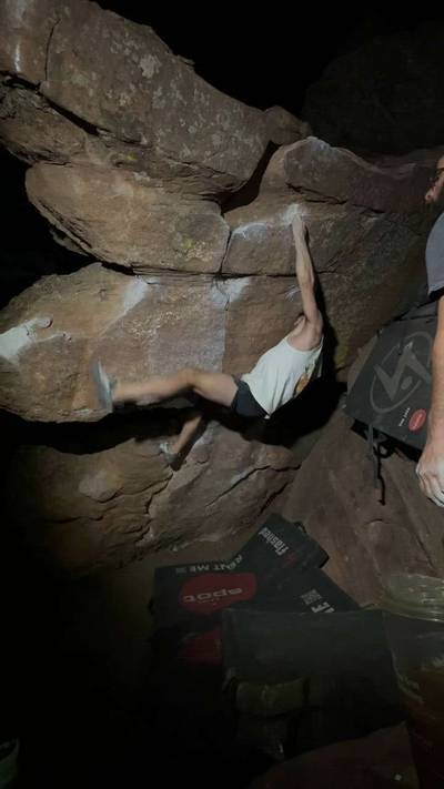 Curmudgeon v7, Flagstaff Mountain, CO - Beta Video from slapthesloper