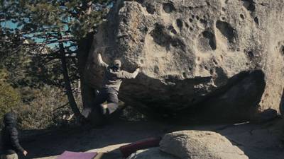 Trailside Arete v6, Black Mountain - Beta Video from noahsahady