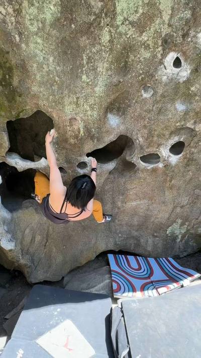 The Hueco Route v1, Leavenworth - Beta Video from TaraIsAFish