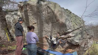 Bosley Traverse v9, Stone Fort - Beta Video from MarioTheClimber