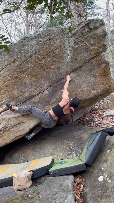 Fingers Malone v8, New River Gorge - Beta Video from MaryChristine