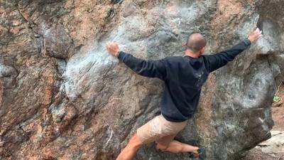 Crap Traverse v5, Guanella Pass - Beta Video from thatclimbwasass