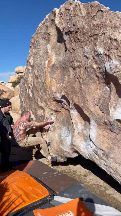 Chuckawalla Sit v6, Joshua Tree - Beta Video from LeBoucher
