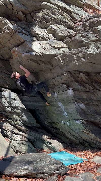 Neon Pit Stain v5, Catoctin Mountain - Beta Video from dylanontherocks