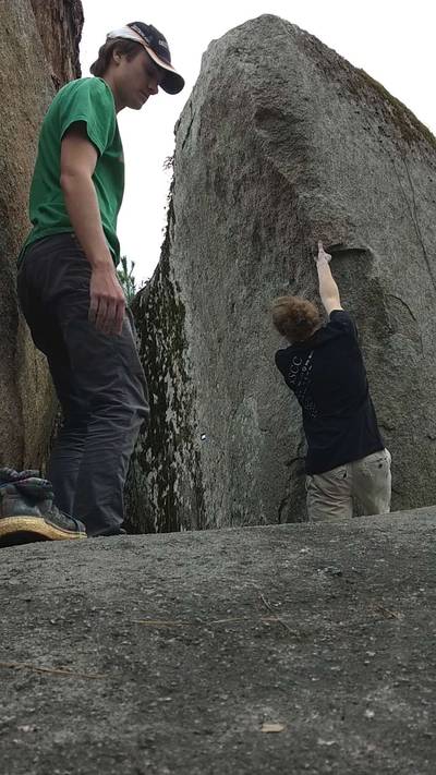 Lynn's Arête Direct v6, Boat Rock - Beta Video from LizardNick