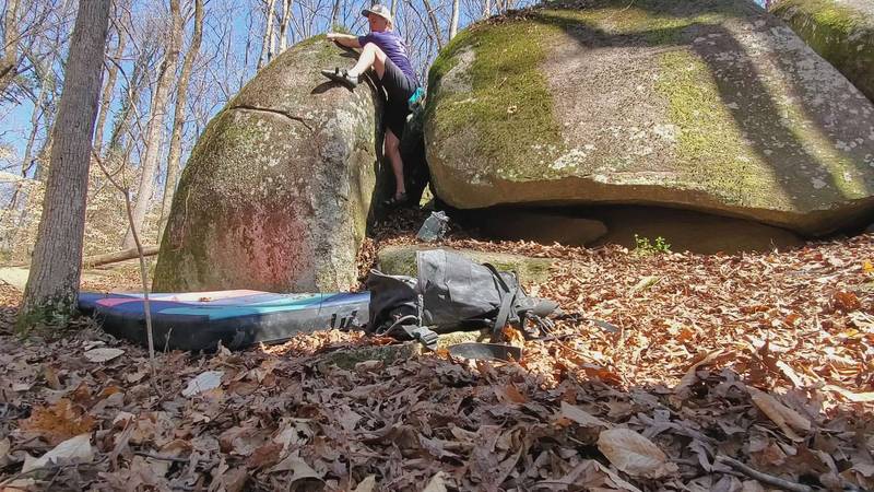 Snake Arête v2, Boat Rock - Beta Video from JohnMcCauley