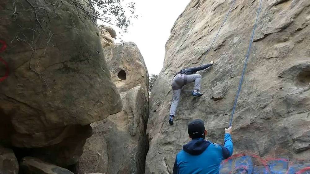 Far Left Route 5.8, Stoney Point - Beta Video from vilardo24