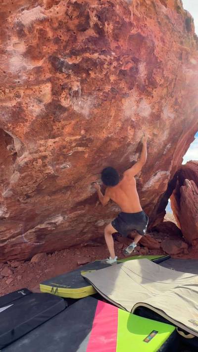 Monkey Bar Direct Right Start v9, Red Rock - Beta Video from RoyBoy