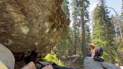 Red Vines v9, Lake Tahoe - Beta Video from thatclimbwasass