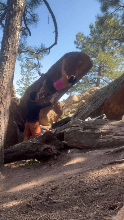 The Pillar v2, Flagstaff Mountain, CO - Beta Video from meltheboulderer