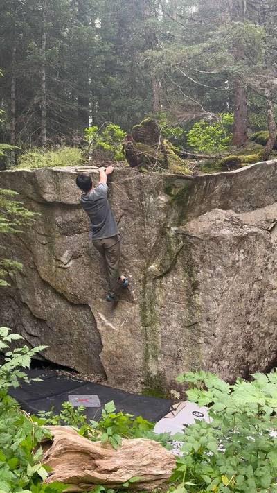 Captain Crunch v3, Stevens Pass - Beta Video from climb_ryan