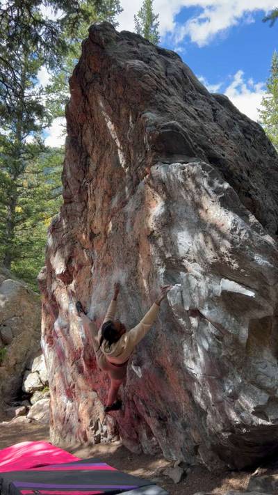 Crap Traverse v5, Guanella Pass - Beta Video from inaclimbs