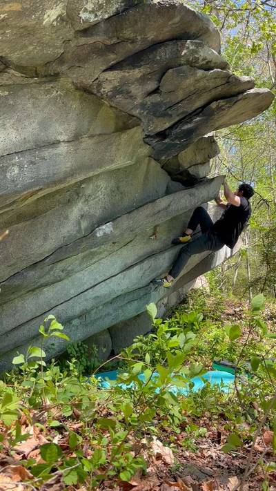 The Ledge v0, Gunpowder Falls - Beta Video from dylanontherocks